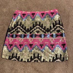 Karlie sequin skirt